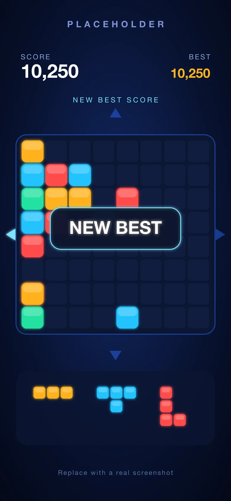 New best score screen